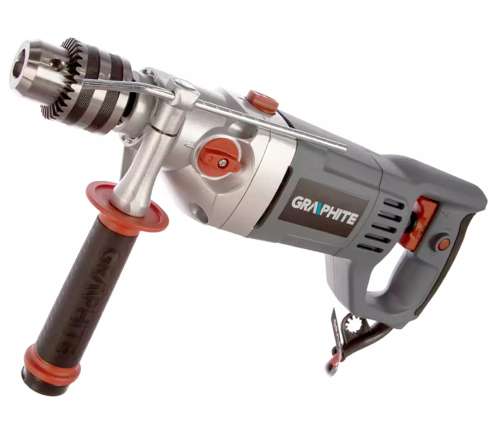 Mașină de găurit cu percutie GRAPHITE 58G712 1050w photo 0