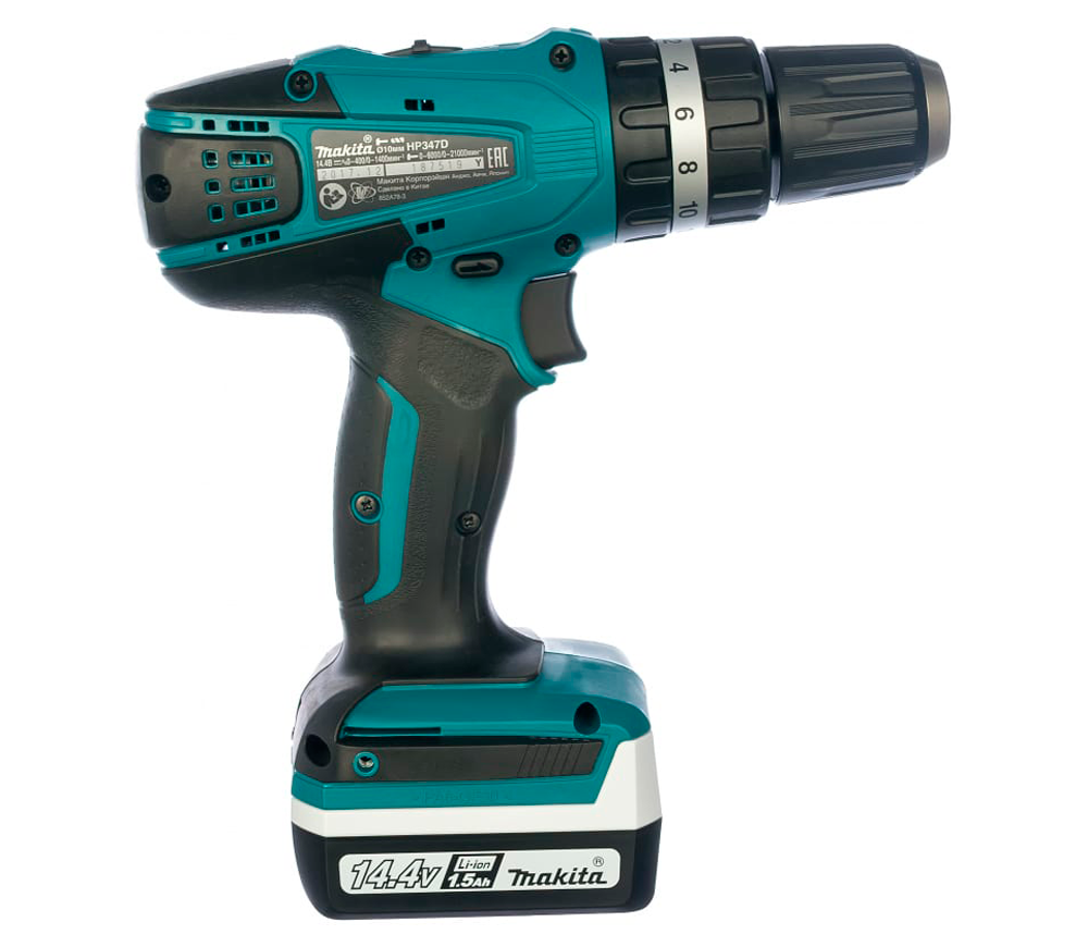 Mașină de înșurubat cu acumulator MAKITA HP347DWE 14.4V 1.5Ah photo 0