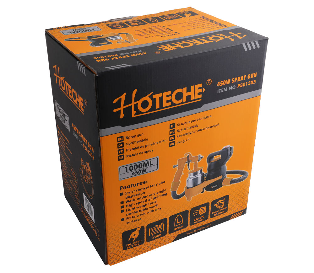 Краскопульт HOTECHE P801305 450вт 0.2бар photo 2
