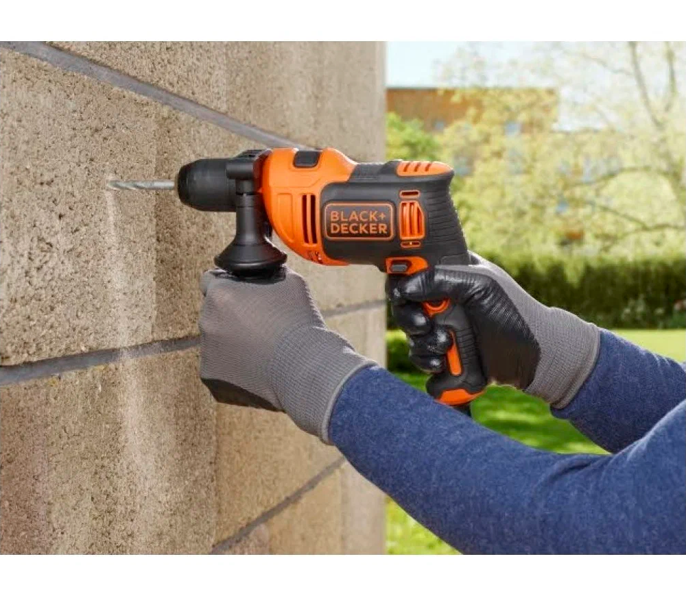 Дрель ударная BLACK&DECKER BEH710K 750вт photo 2