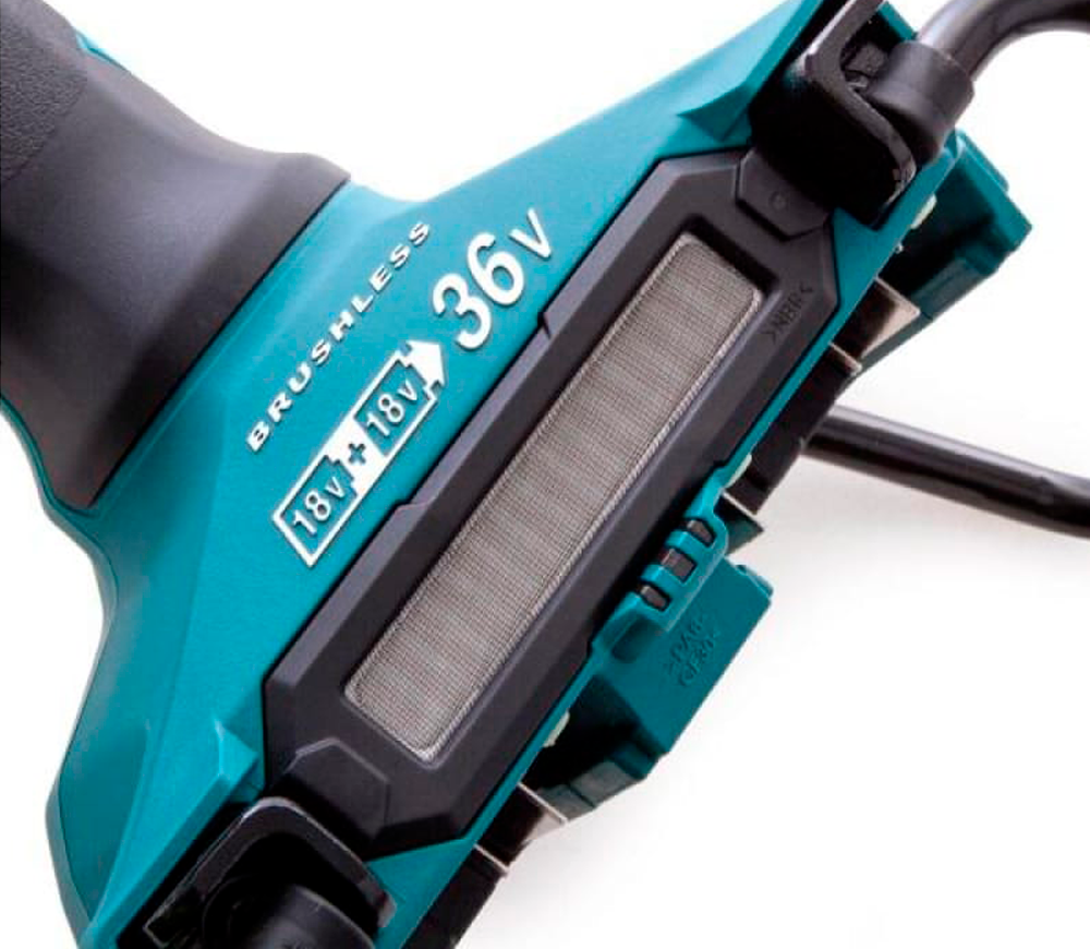 Угловая шлифмашина аккумуляторная (без аккумуляторов) MAKITA DGA900Z 230мм 2x18В photo 2