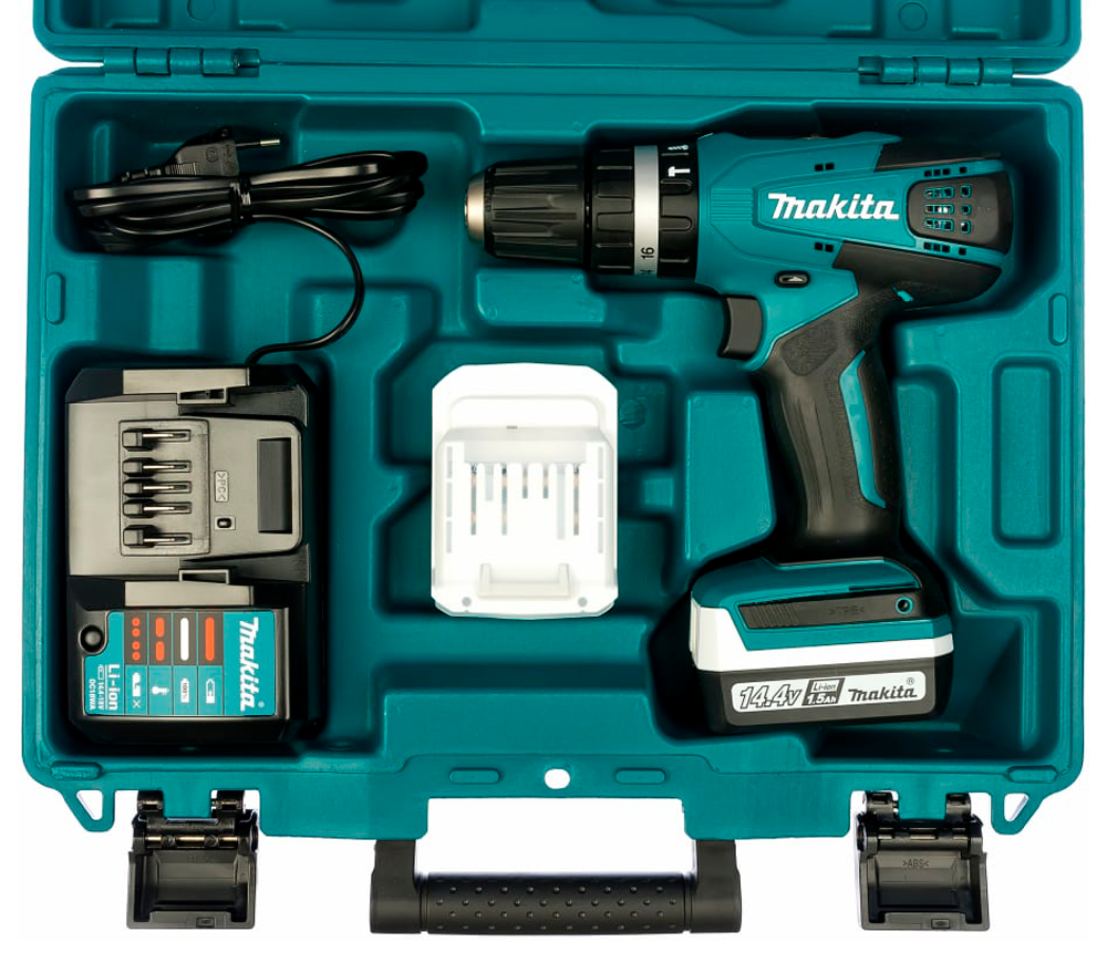 Mașină de înșurubat cu acumulator MAKITA HP347DWE 14.4V 1.5Ah photo 2