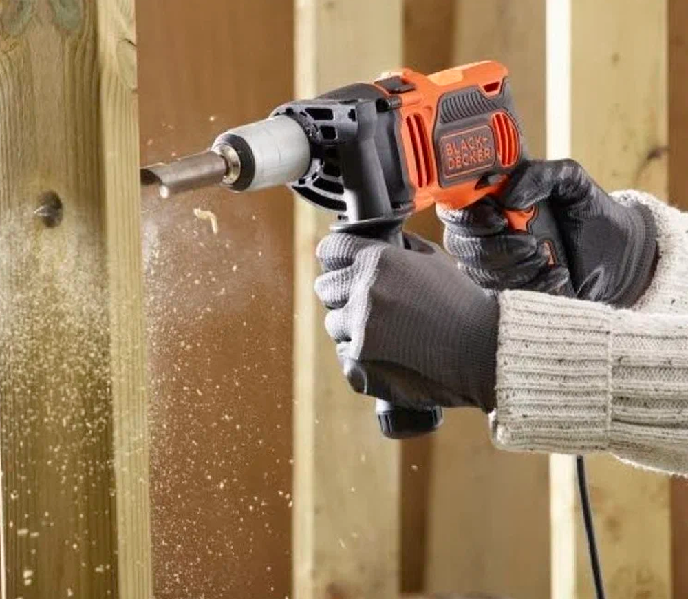 Дрель ударная BLACK&DECKER BEH850K 850вт photo 3