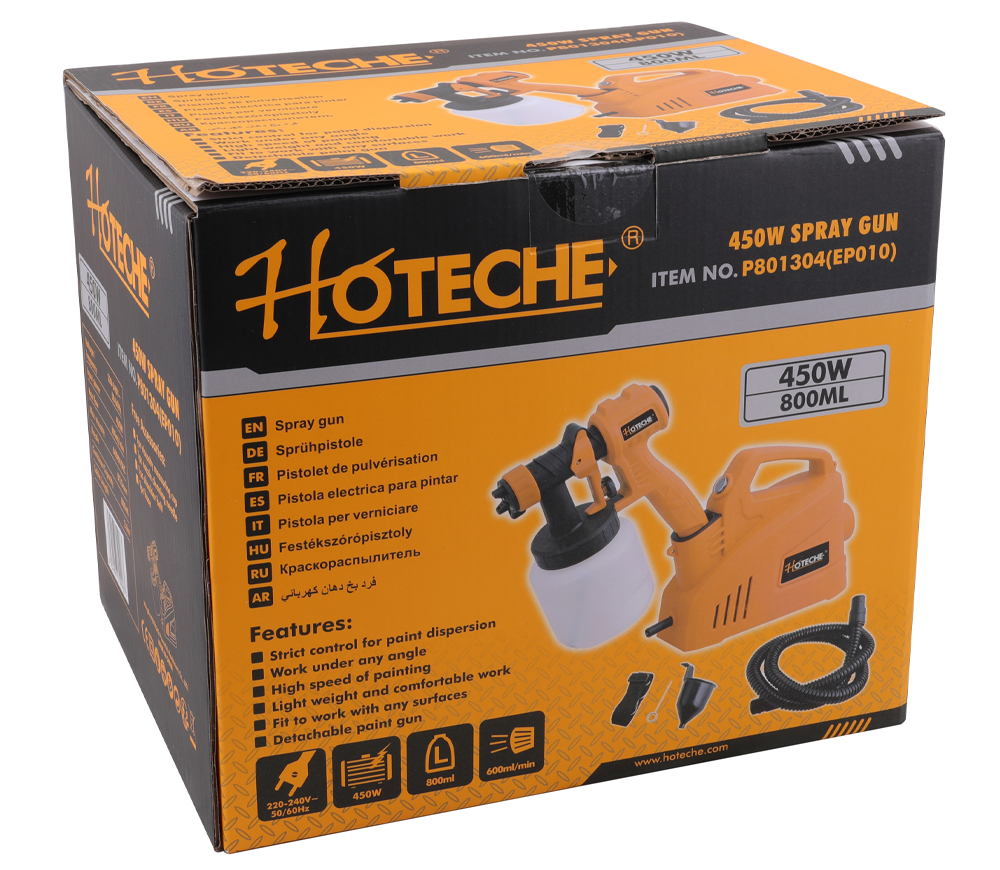 Краскопульт HOTECHE P801304 450вт 0.2бар photo 3