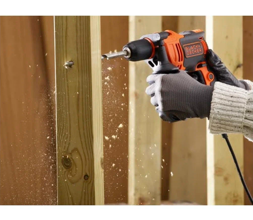 Дрель ударная BLACK&DECKER BEH710K 750вт photo 3