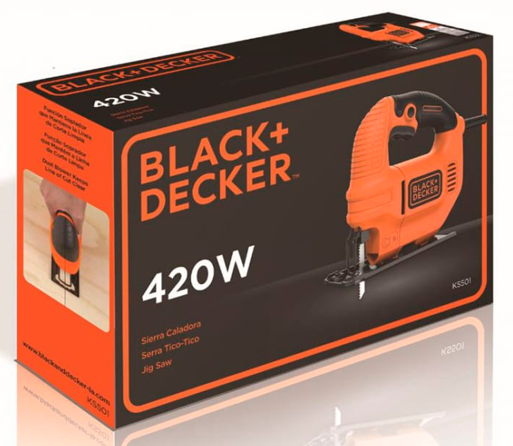 Лобзик BLACK&DECKER KS501-XK 400вт photo 4