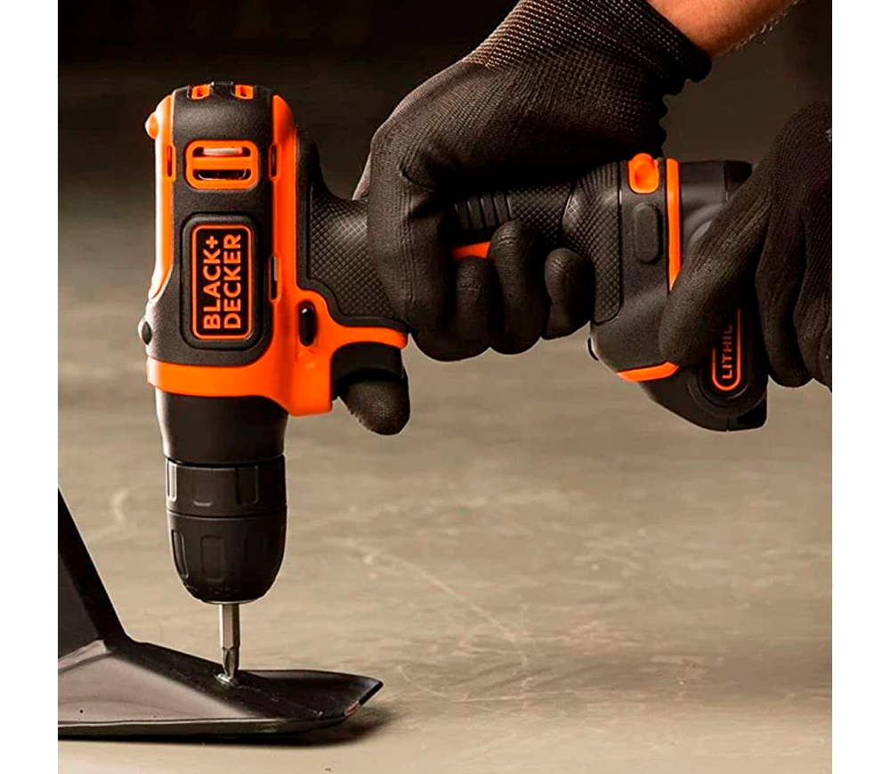 Шуруповерт аккумуляторный BLACK&DECKER BDCD12 10.8В 1.5Ач photo 4