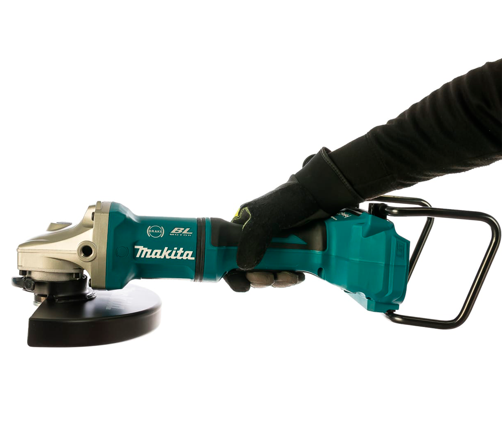 Угловая шлифмашина аккумуляторная (без аккумуляторов) MAKITA DGA900Z 230мм 2x18В photo 4