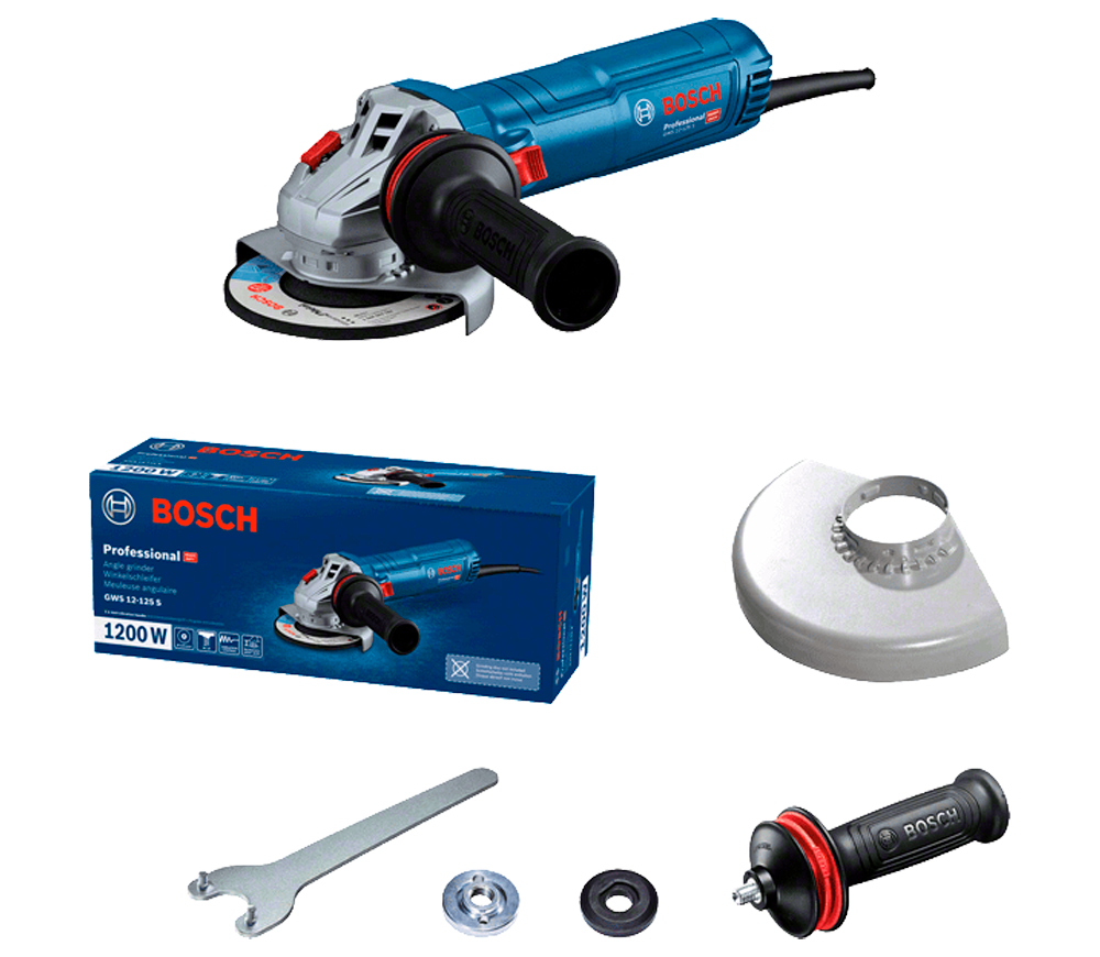 Угловая шлифмашина BOSCH GWS 12-125 S B06013A6020 1200вт 125мм photo 6