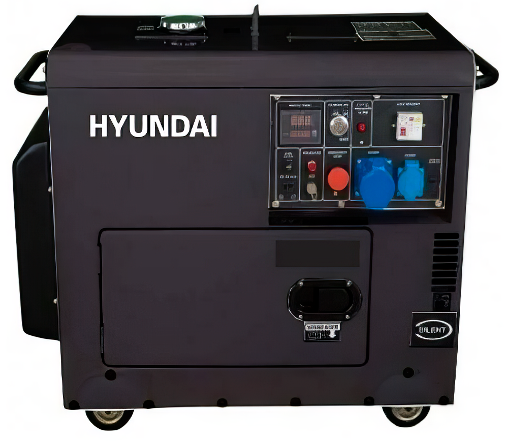 Электрогенератор HYUNDAI DHY6001SE 5квт Дизель AVR photo