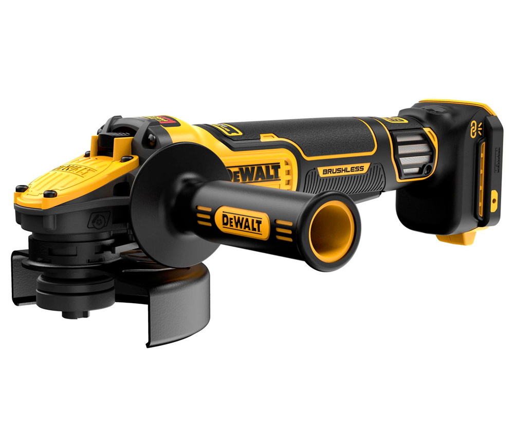 Угловая шлифмашина аккумуляторная (без аккумуляторов) DEWALT DCG416VSN 125мм 18-54В photo