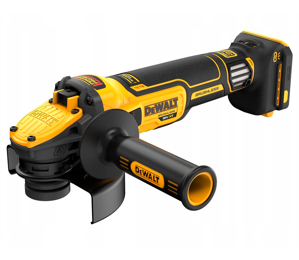 Угловая шлифмашина аккумуляторная (без аккумуляторов) DEWALT DCG409VSN 125мм 18-54В photo