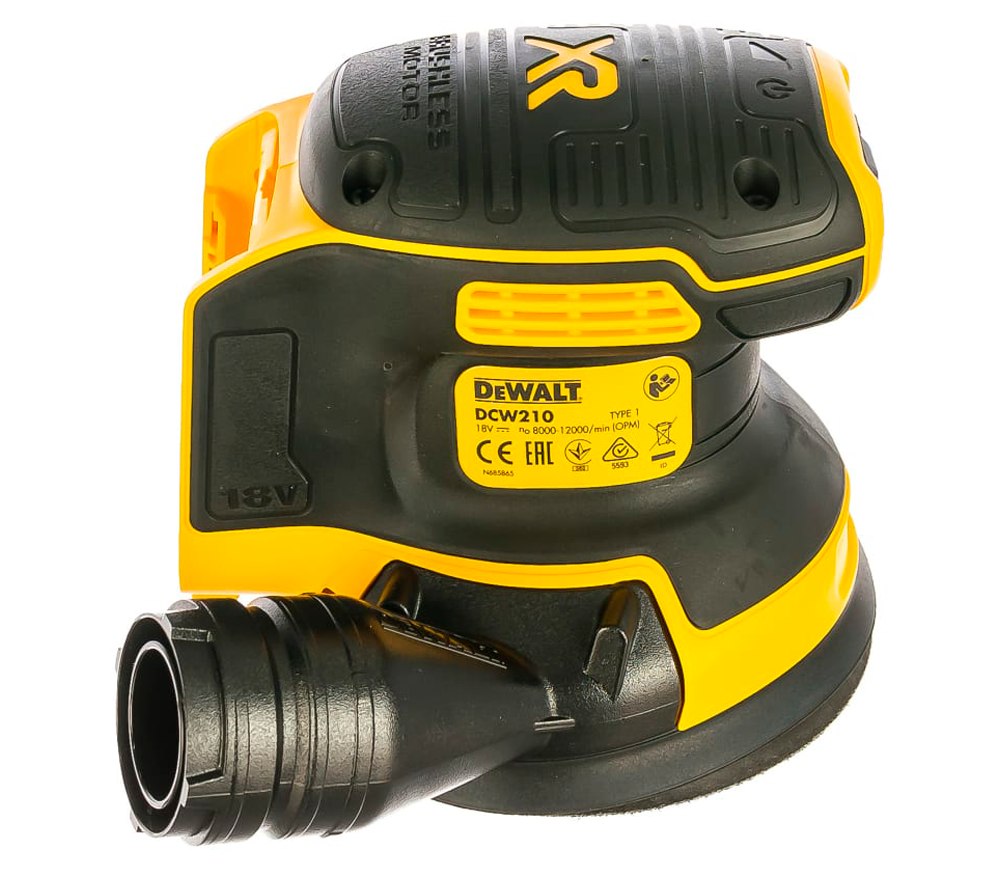 Шлифмашина эксцентриковая DEWALT DCW210N  125 photo 0