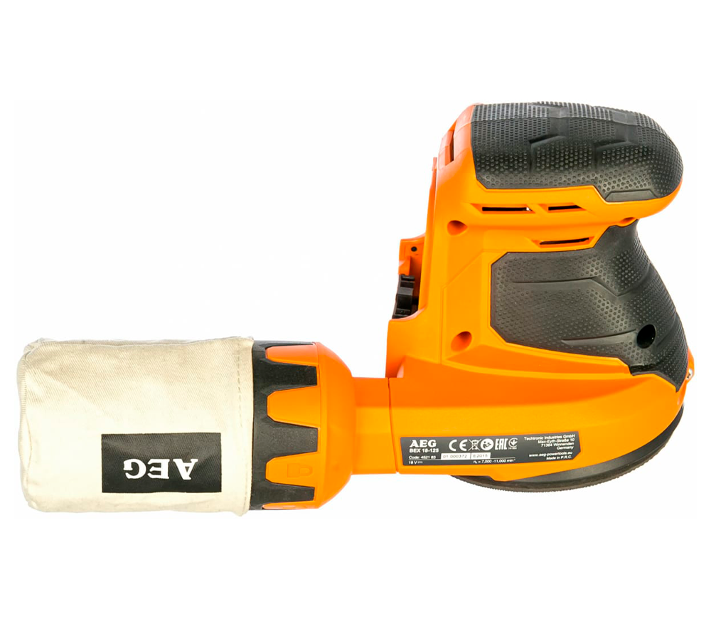 Шлифмашина эксцентриковая AEG BEX18-125-0 4935451086  125мм photo 0