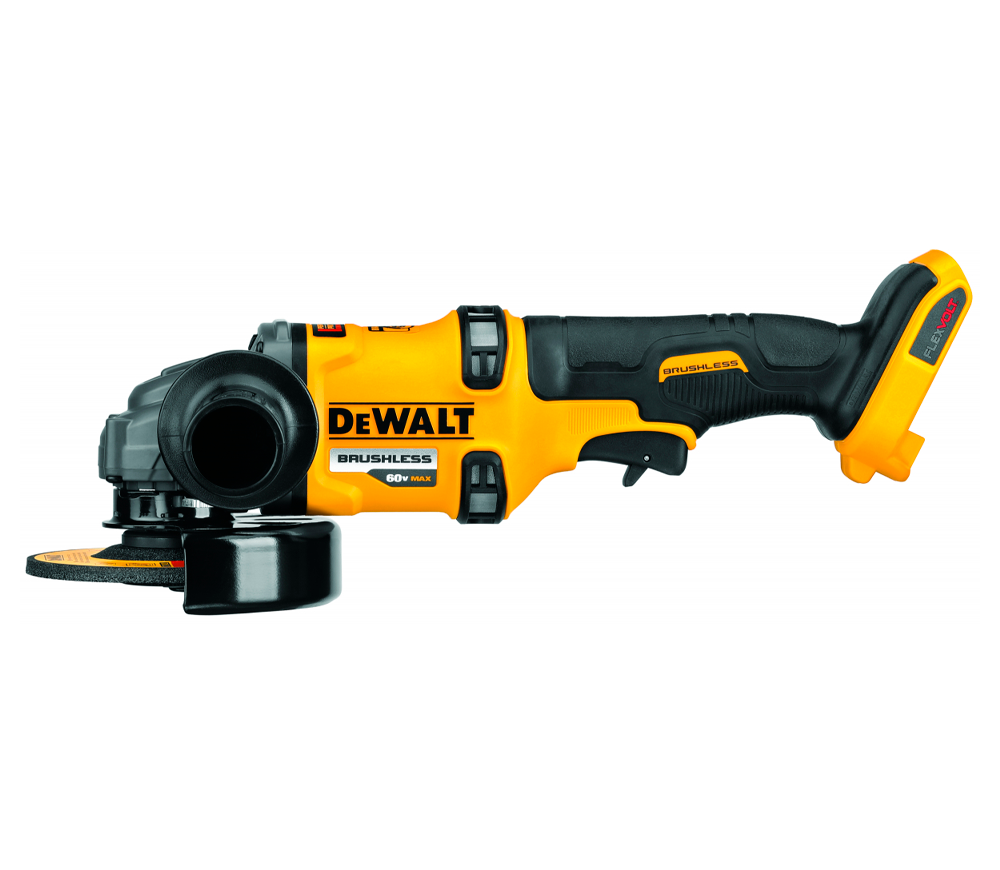Угловая шлифмашина аккумуляторная (без аккумуляторов) DEWALT DCG418N-XJ 125мм 54В photo 0