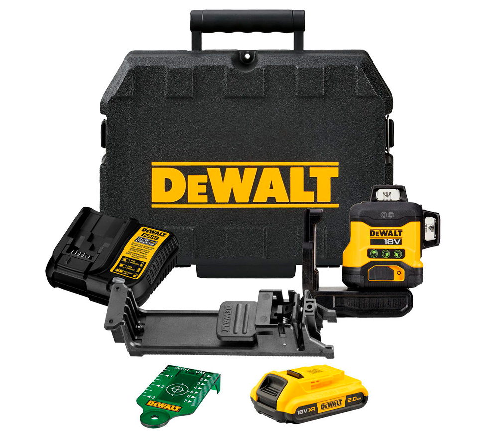 Лазерный уровень DEWALT DCLE34031D1 3луча 40m photo 0