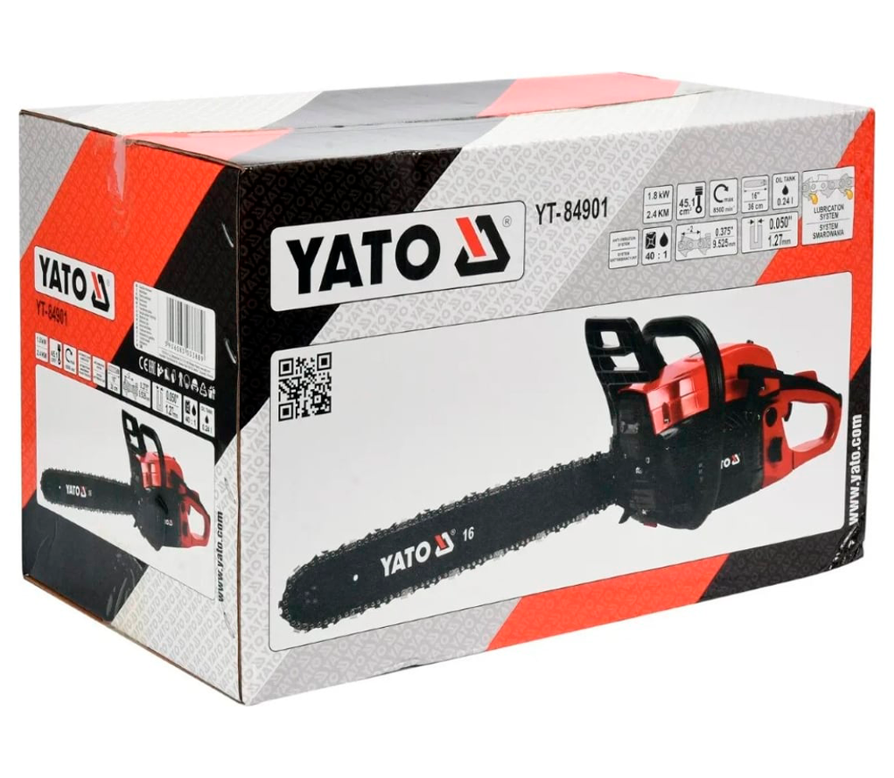 Fierăstrău cu lanț pe benzină YATO YT84901 360mm 45cm3 photo 1