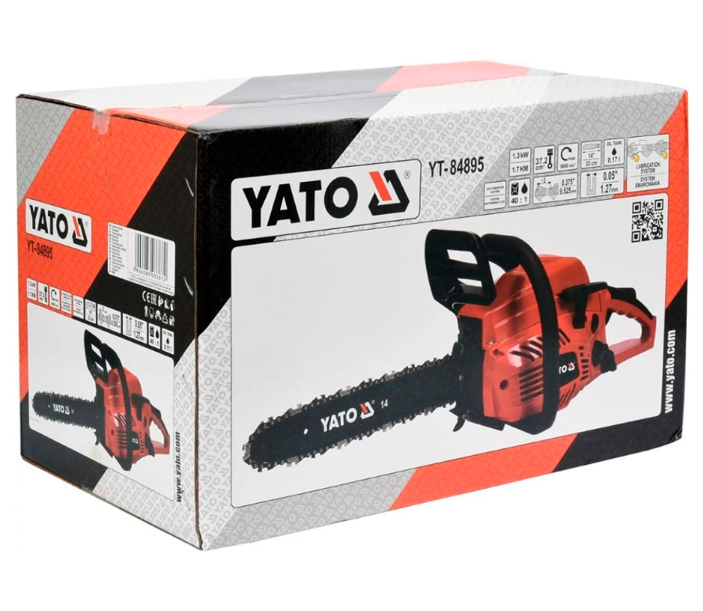 Цепная пила бензиновая YATO YT84895 330мм 37см3 photo 1