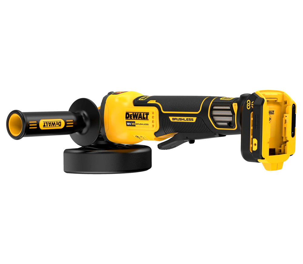 Угловая шлифмашина аккумуляторная (без аккумуляторов) DEWALT DCG416VSN 125мм 18-54В photo 1