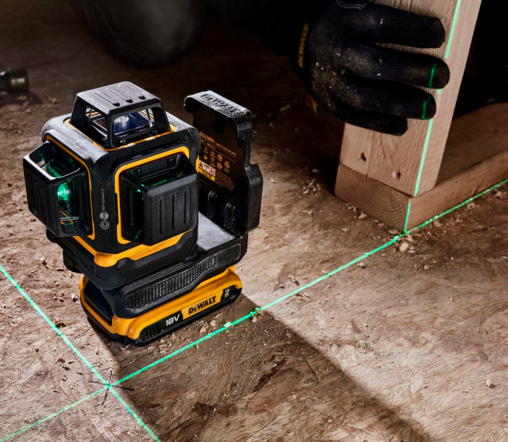 Лазерный уровень DEWALT DCLE34031D1 3луча 40m photo 1