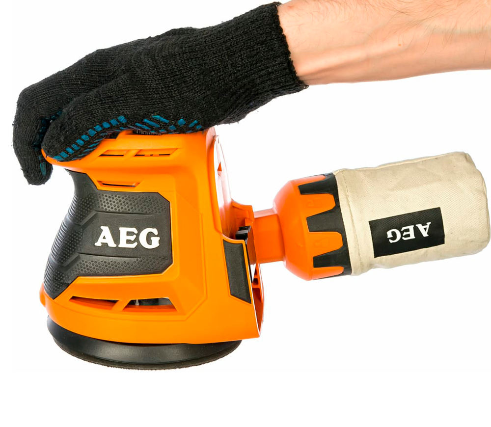 Шлифмашина эксцентриковая AEG BEX18-125-0 4935451086  125мм photo 2