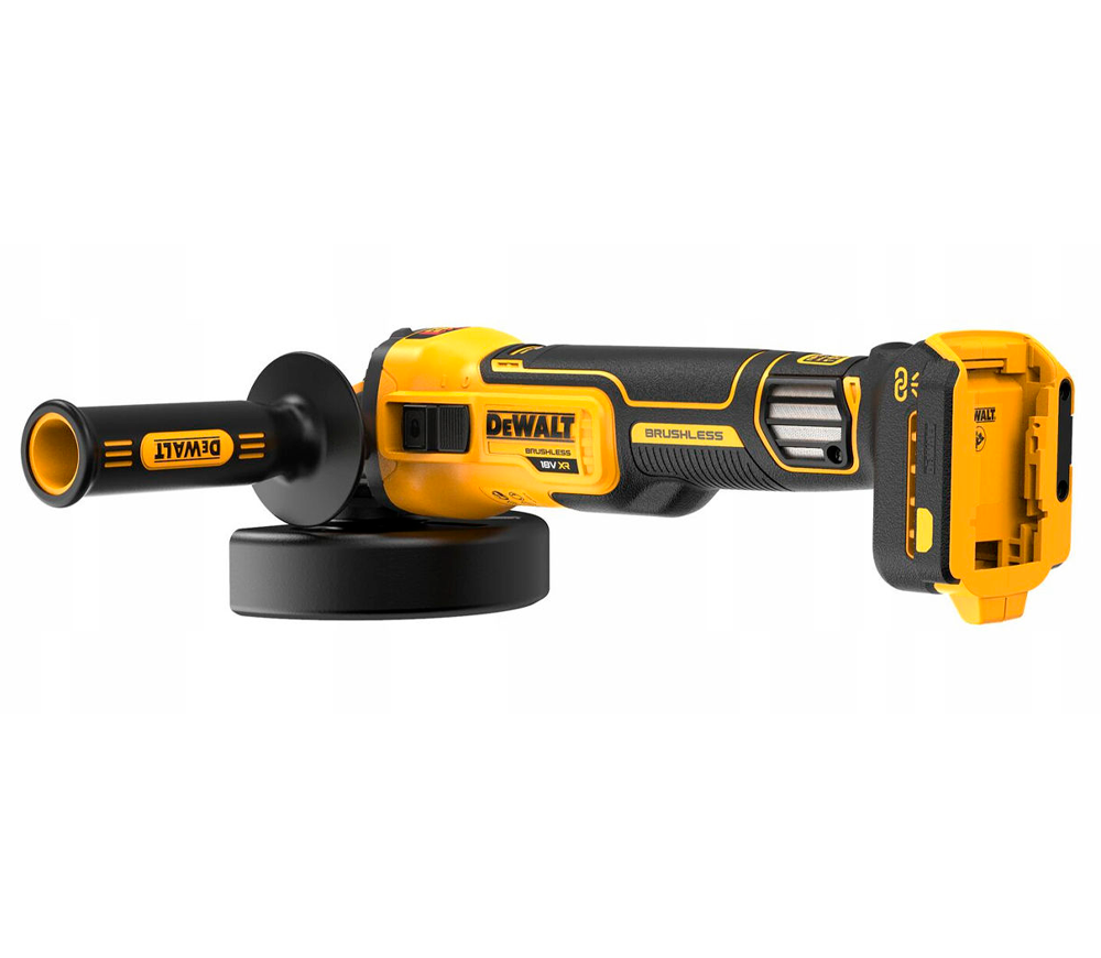 Угловая шлифмашина аккумуляторная (без аккумуляторов) DEWALT DCG409VSN 125мм 18-54В photo 2