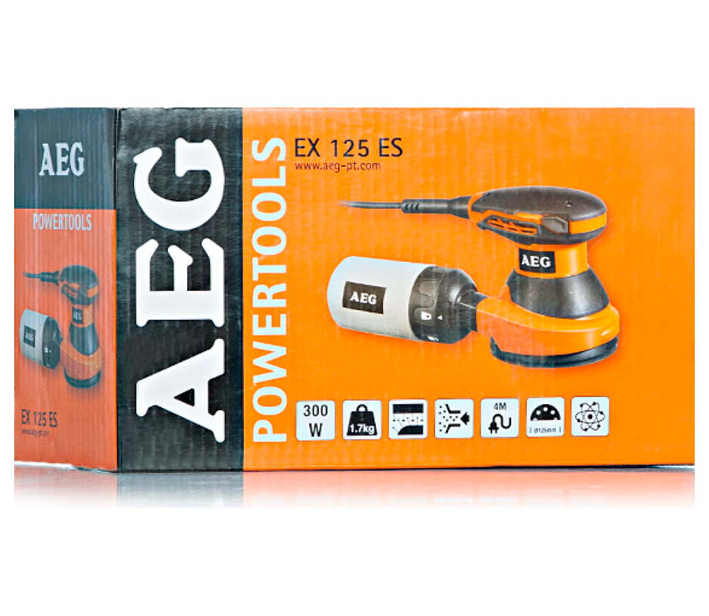 Шлифмашина эксцентриковая AEG EX 125 ES 300вт 125мм photo 4