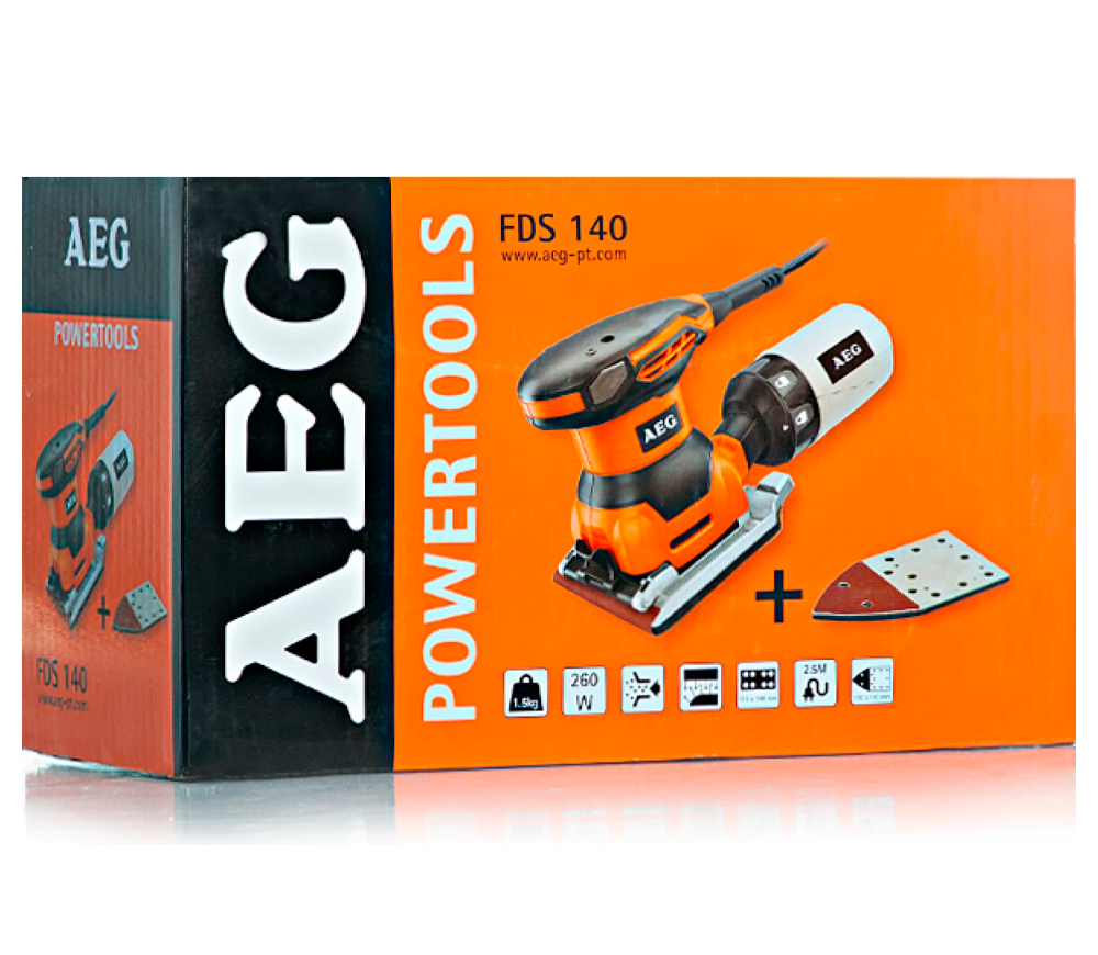Шлифмашина вибрационная AEG FDS 140 260вт photo 3