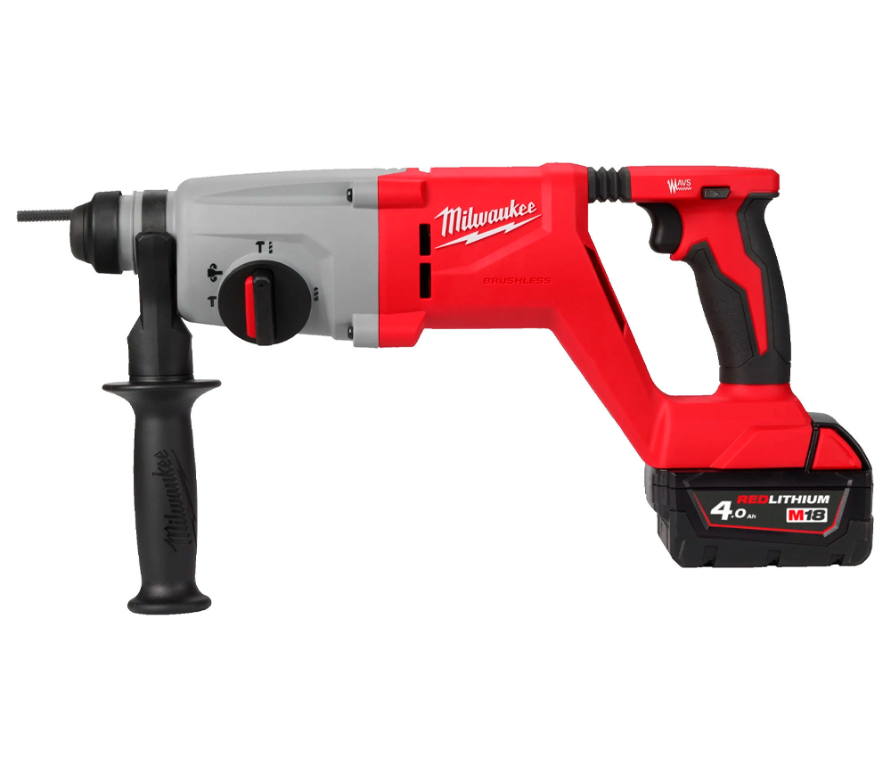 Перфоратор аккумуляторный MILWAUKEE M18BLHACD26-402X 2.6Дж 18В 4Ач photo 3