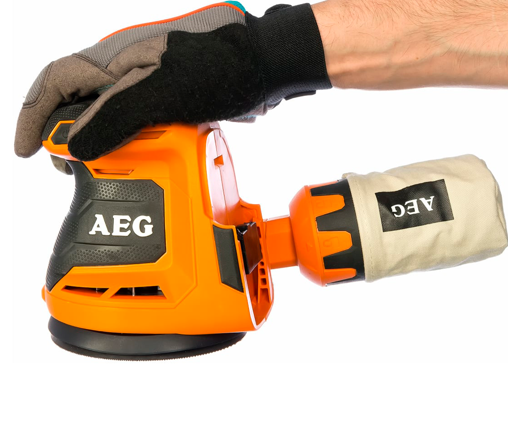Шлифмашина эксцентриковая AEG BEX18-125-0 4935451086  125мм photo 3