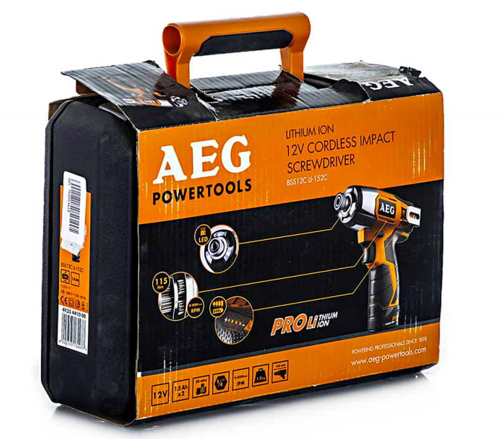 Mașină de înșurubat cu acumulator AEG BSS12C Li-152C 4935411680 12V 1.5Ah photo 3