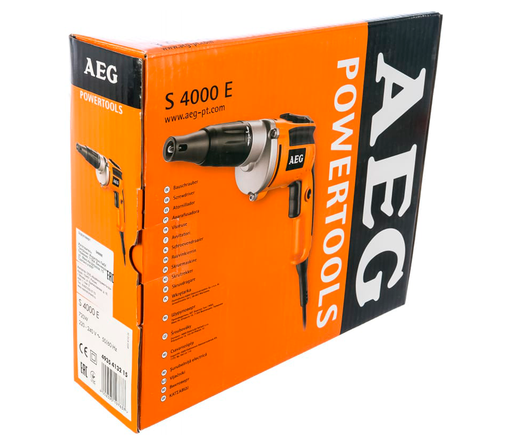 Шуруповёрт для гипсокартона AEG S4000E 720вт photo 4