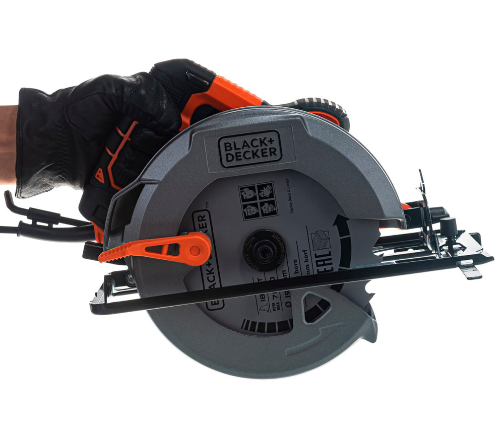 Дисковая пила BLACK&DECKER CS1550 1500вт 190мм photo 5