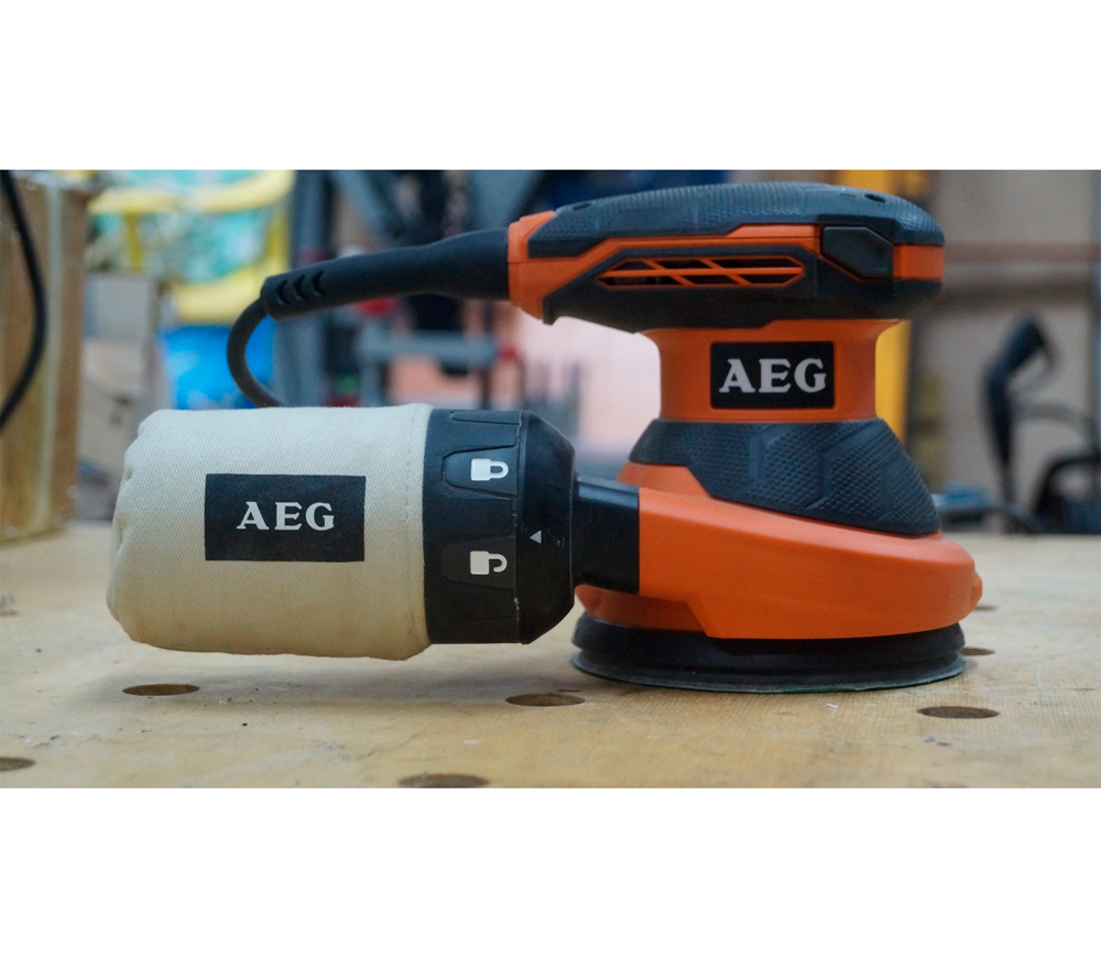 Шлифмашина эксцентриковая AEG EX 125 ES 300вт 125мм photo 6