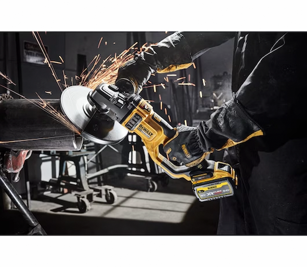 Угловая шлифмашина аккумуляторная (без аккумуляторов) DEWALT DCG460NK 230мм 54В photo 5
