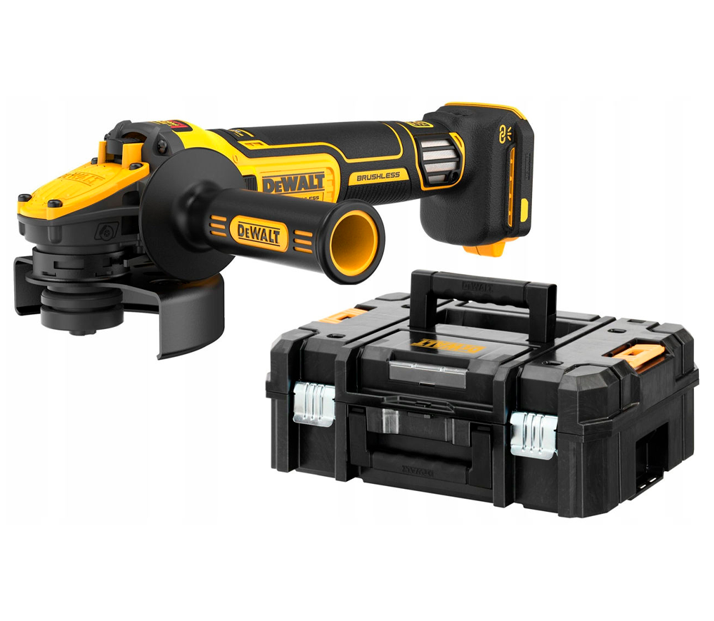 Угловая шлифмашина аккумуляторная (без аккумуляторов) DEWALT DCG409VSNT 125мм 18-54В photo