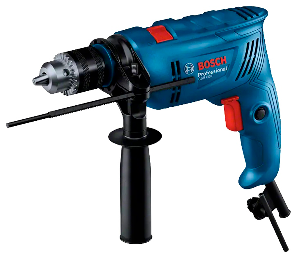 Mașină de găurit cu percuție BOSCH GSB 600  600w photo