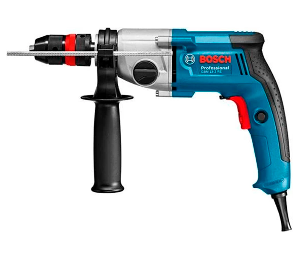 Mașină de găurit cu percuție BOSCH GBM 13-2 RE 750w photo 0