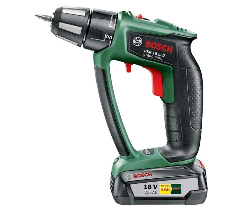 Mașină de înșurubat cu acumulator BOSCH PSR 18 LI-2 18V 2.5Ah photo 0
