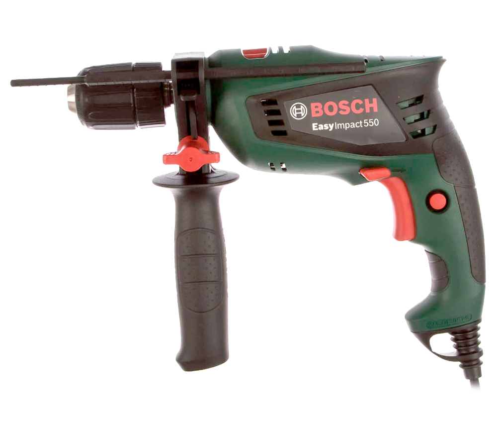 Mașină de găurit cu percuție BOSCH EasyImpact 550w photo 0