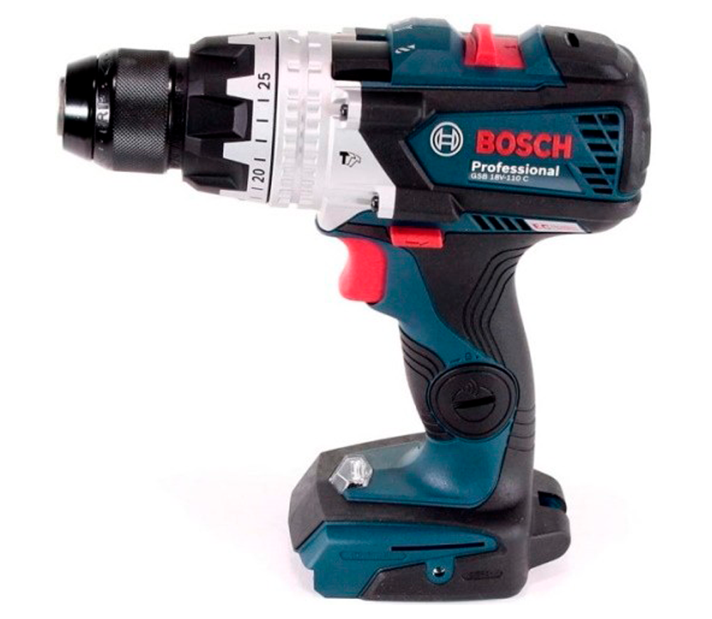 Mașină de înșurubat cu acumulator (fără baterii) BOSCH GSB 18V-110 C 18V photo 0