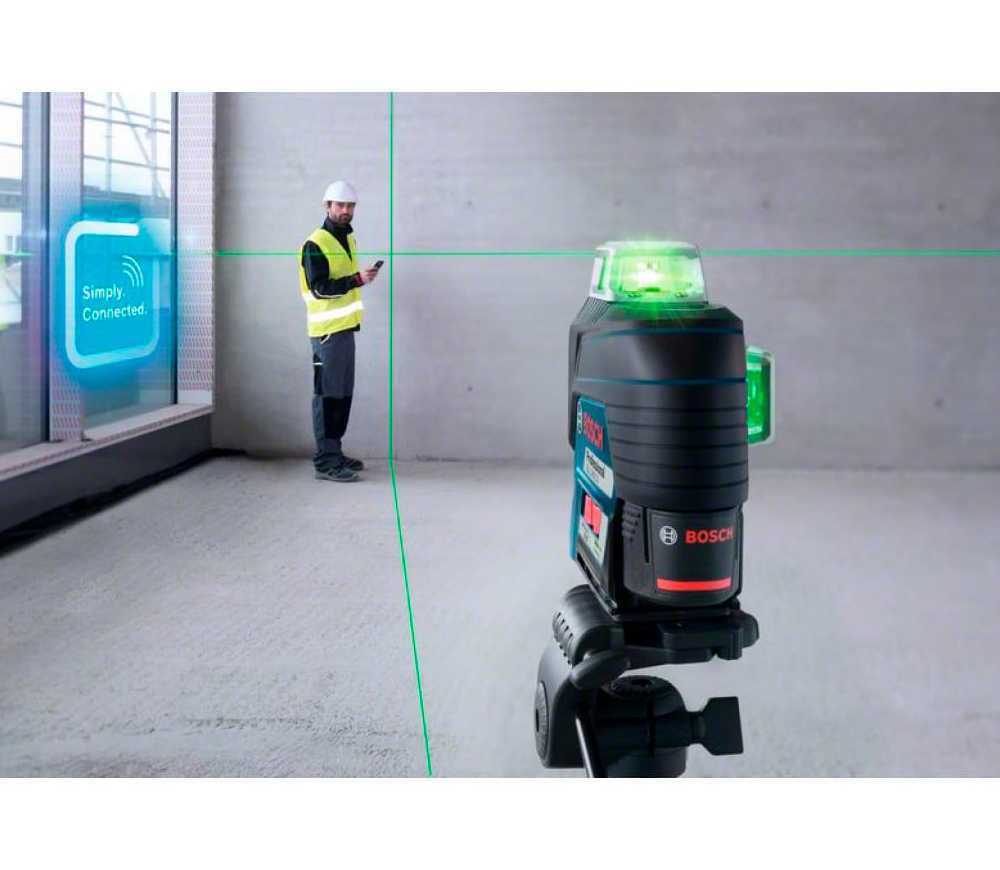 Лазерный уровень BOSCH GLL 3-80 CG 3луча 30m photo 0