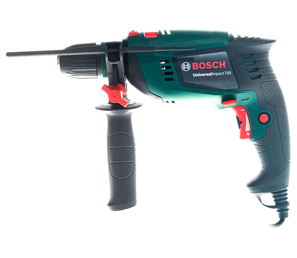 Mașină de găurit cu percuție BOSCH UniversalImpact 700  701w photo 1