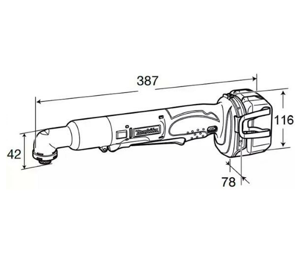 Гайковерт MAKITA DTL061Z  60Нм photo 1