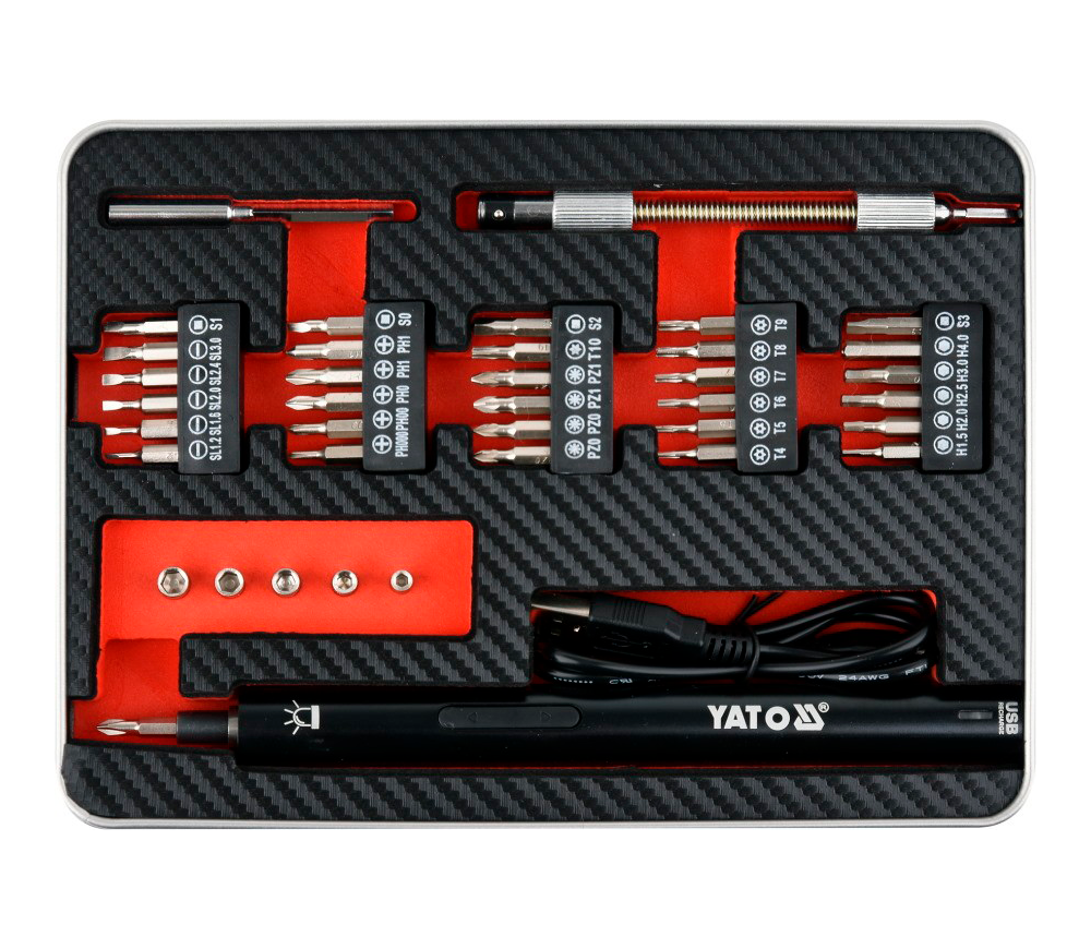 Șurubelniță cu acumulator YATO YT27930 3.6V 0.45Ah photo 1