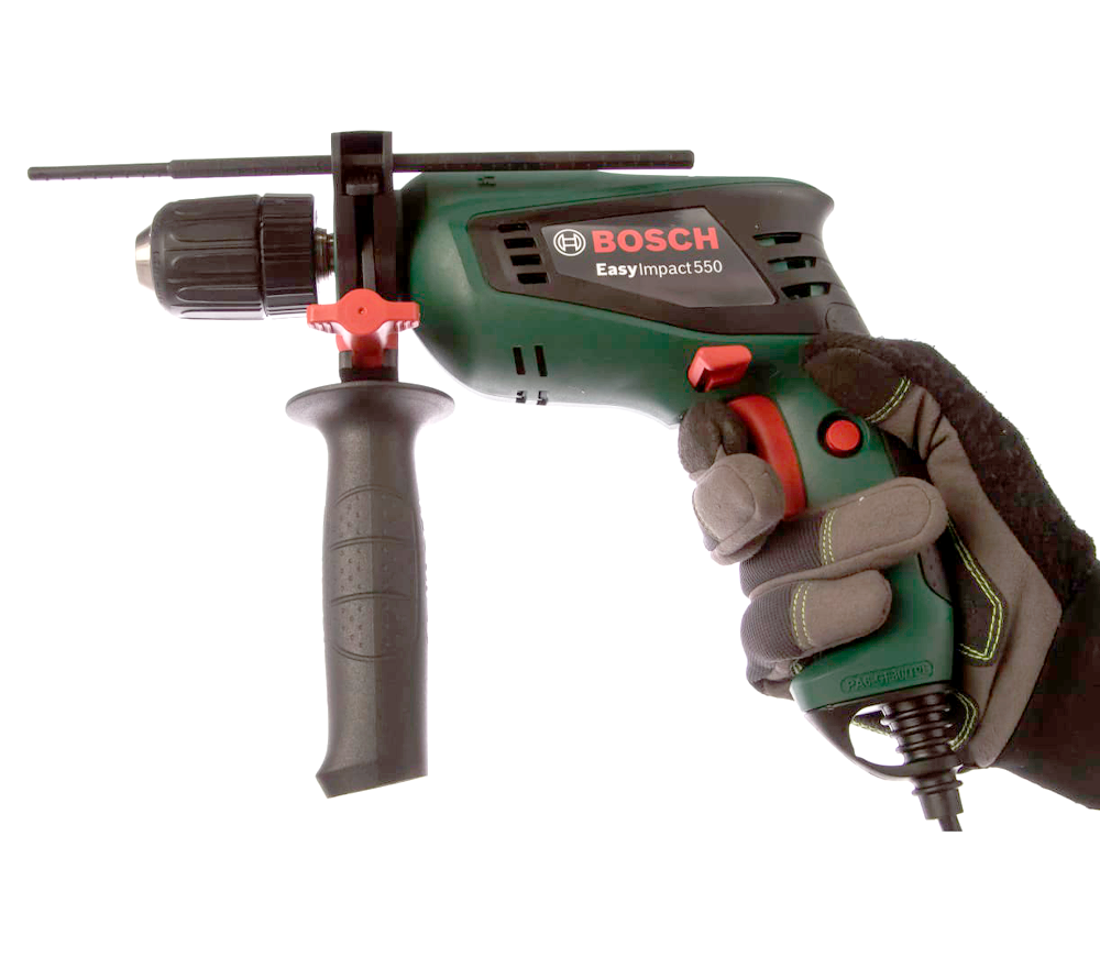 Mașină de găurit cu percuție BOSCH EasyImpact 550w photo 2