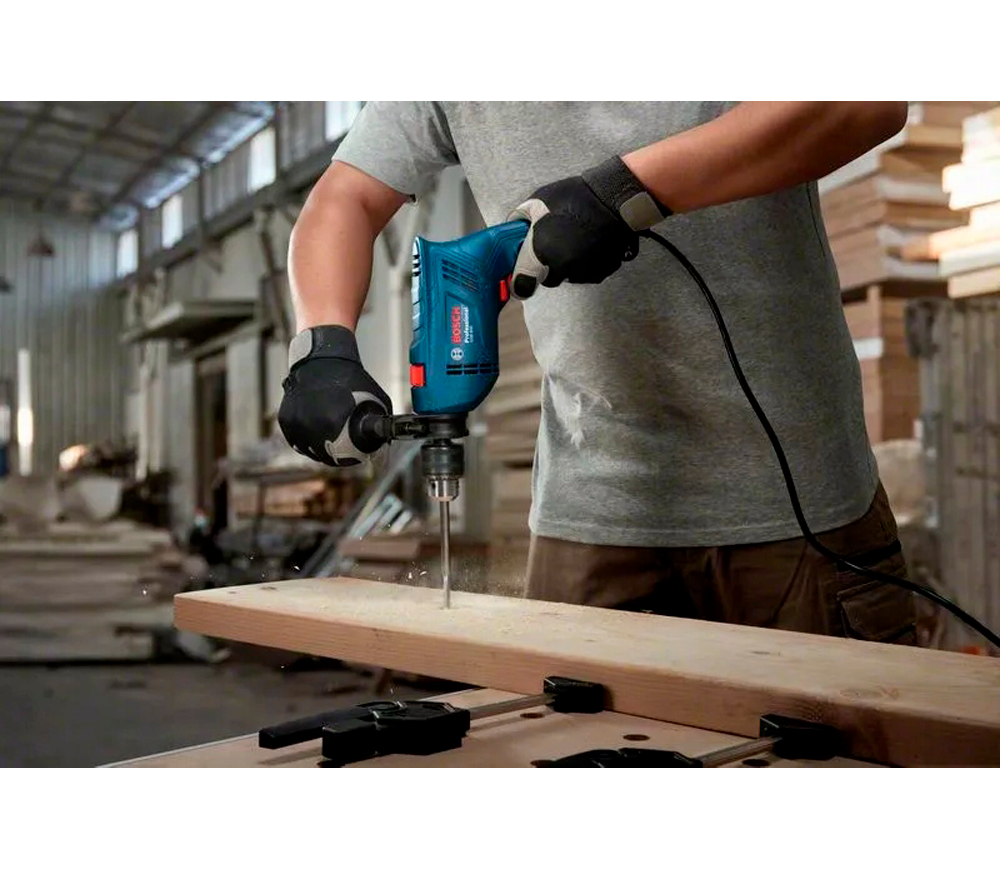 Mașină de găurit cu percuție BOSCH GSB 600  600w photo 2