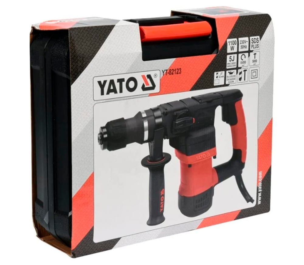Перфоратор YATO YT82123 1100вт SDS-Plus photo 2