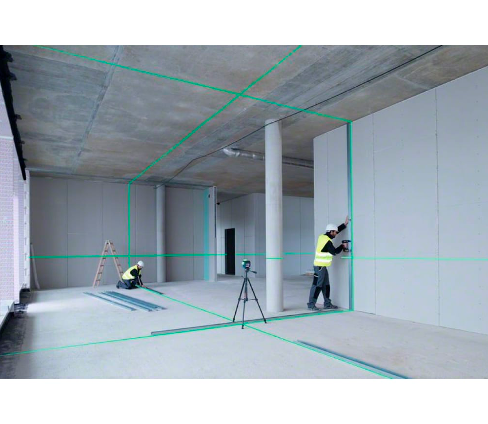 Лазерный уровень BOSCH GLL 3-80 CG 3луча 30m photo 2