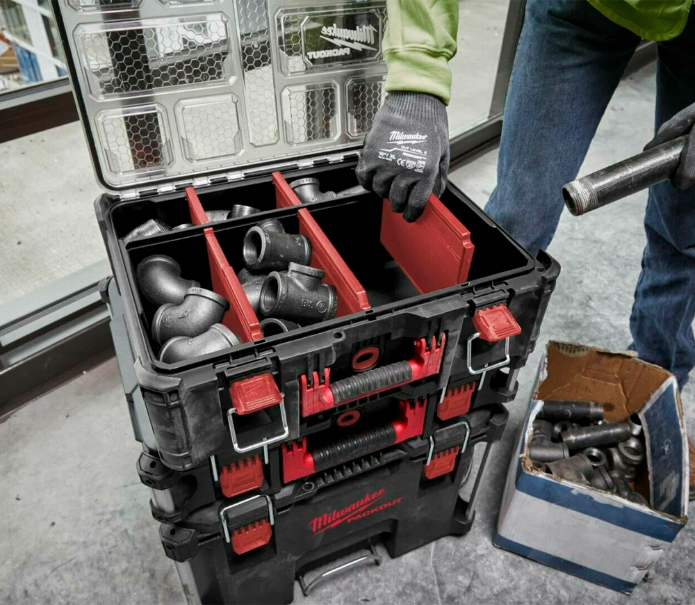 Valiză organaizer MILWAUKEE Packout deep Organiser 4932478625 Plastic photo 2
